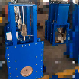 气动双层锁风阀